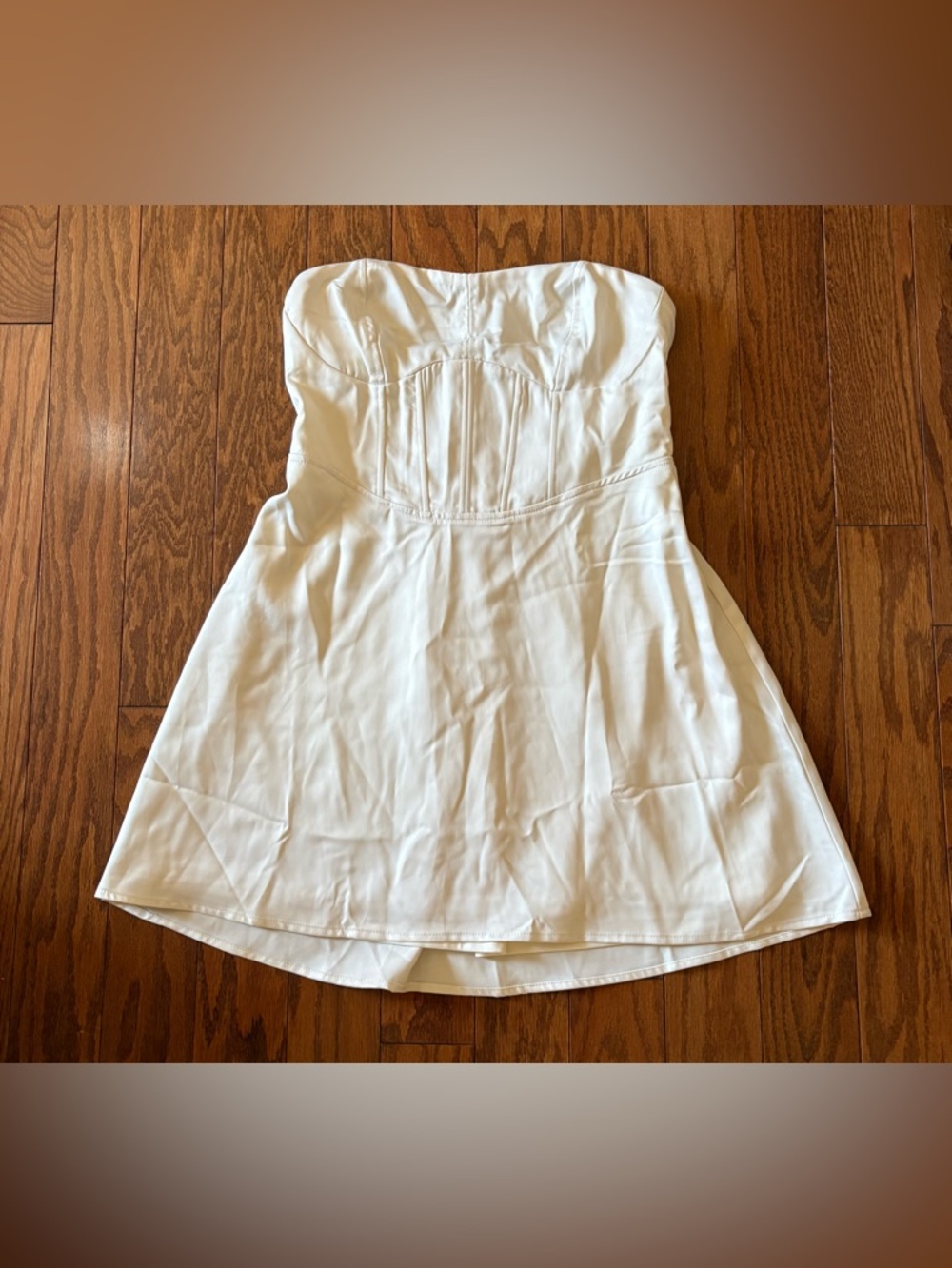wild fable White Strapless Mini Dress